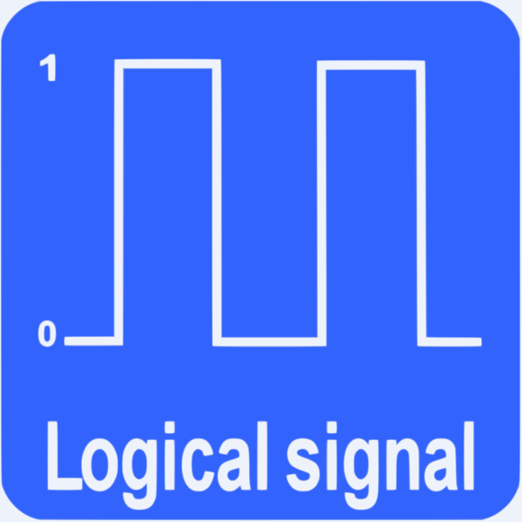 Détecteur boucle avec émission de signal logique.